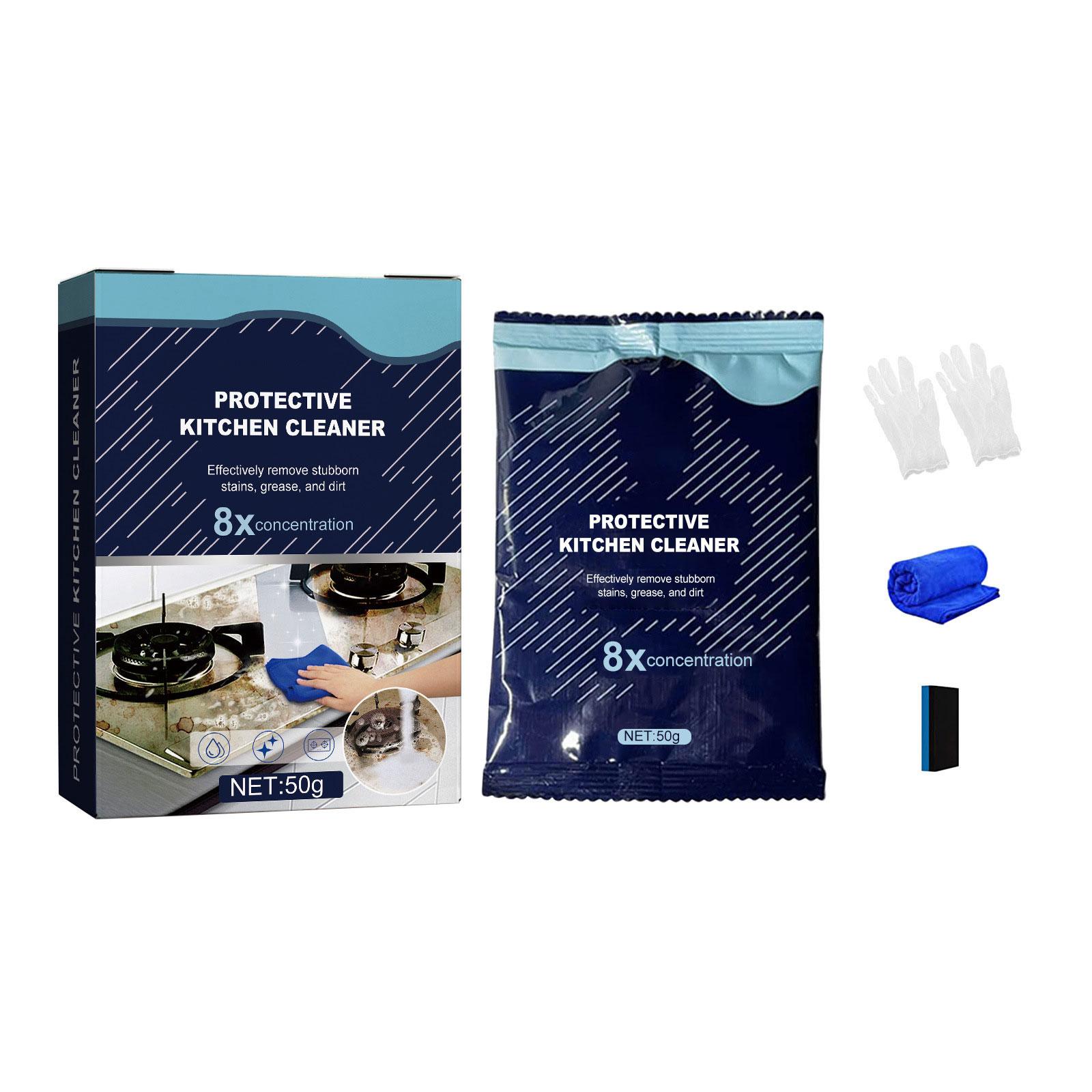 

Защитное чистящее средство для кухни, мощный мощный обезжириватель, эффективное чистящее средство для кухни, обезжириватель, сохраняющий чистоту и безопасность пространства, 50 г