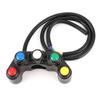 5 Buttons ATV Motorcycle Control Switch Assembly for 22mm (78in) Handlebar with Waterproof Handle