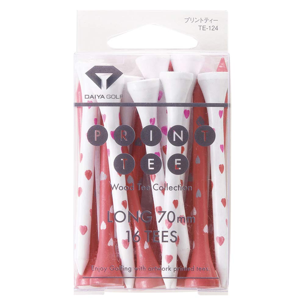 DAIYA GOLF Golf Tee Print Tee A Heart TE-124
