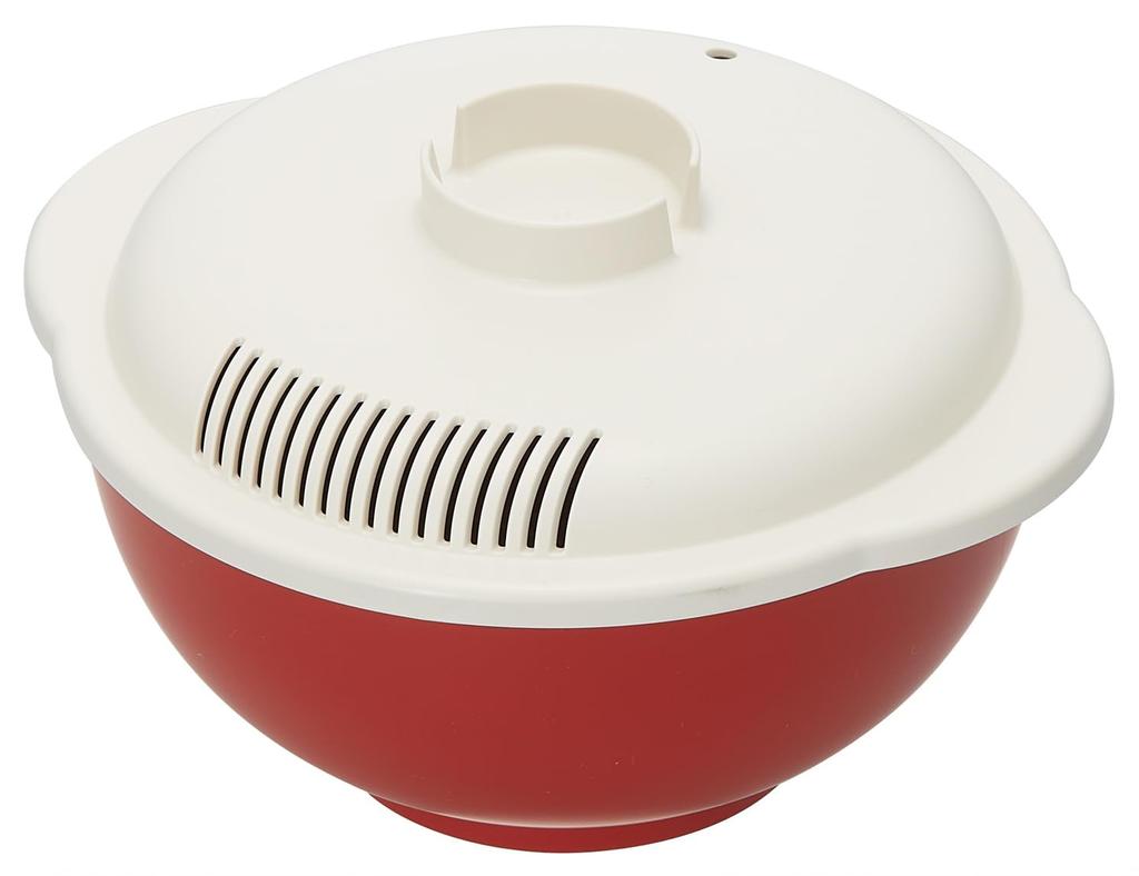Skater Made in Microwave-Safe Pot, 700ml, Plastic, Japan, Scarlet, KMWN15-A