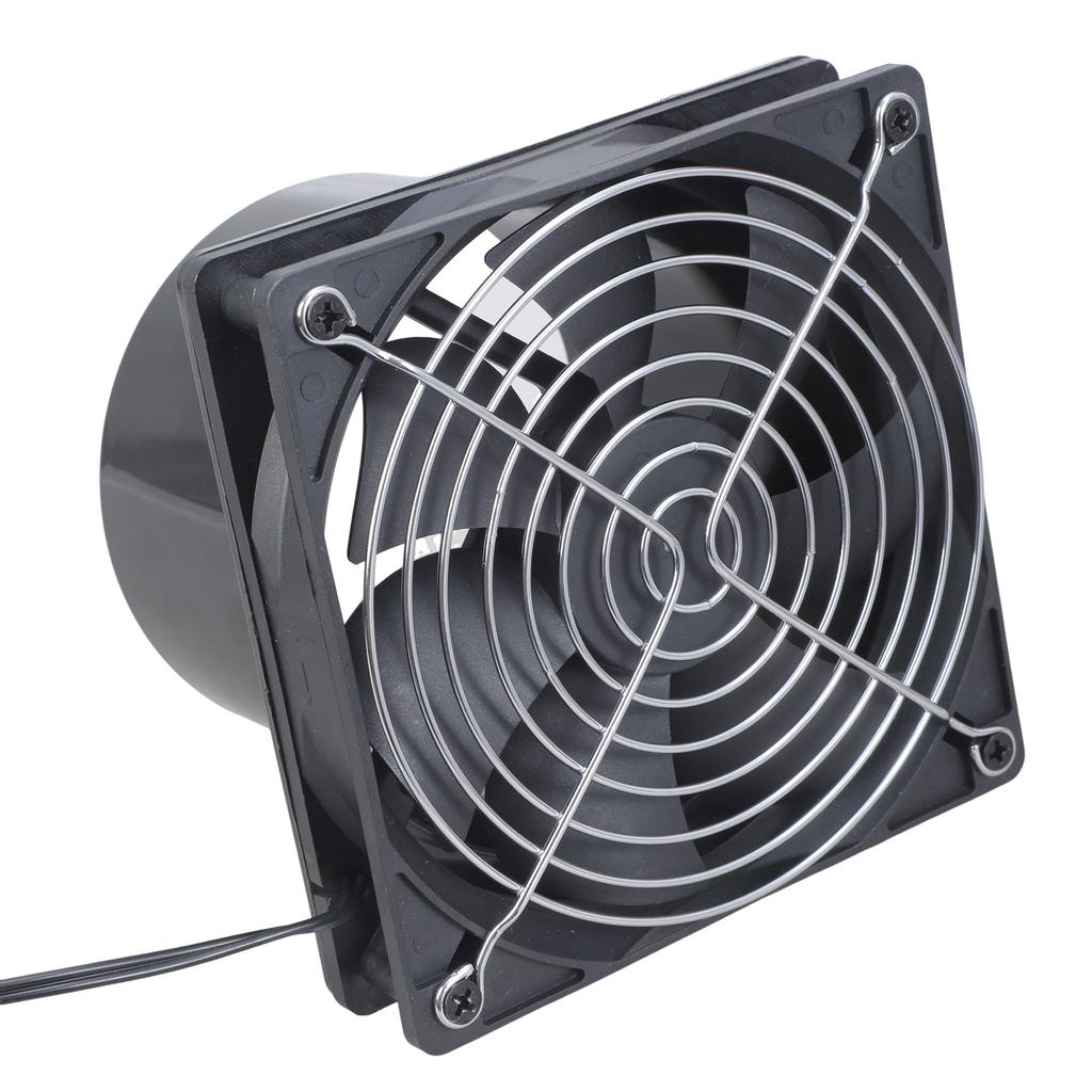 12V 12cm Exhaust Fan Home Quiet Inline Duct Fan Industrial Fan Bathroom Kitchen Ventilation Fan for Bathroom Kitchen