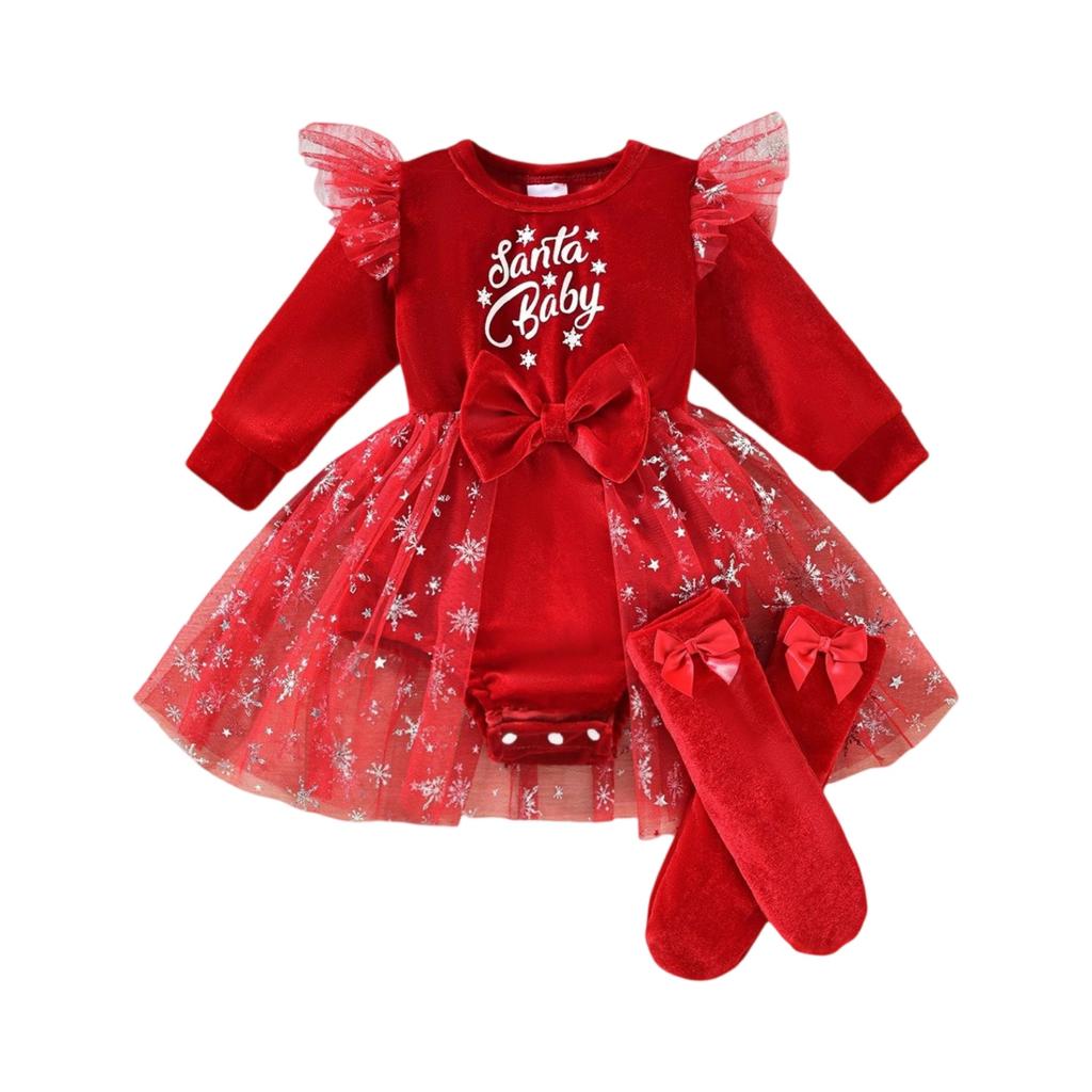 Vánoční večírek Romper Šaty Kostým