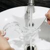 Deluxe Design Individual Lemon Squeezer, Lemon Squeezer Manual Hand Squeezer Acrylic Tableware Transparent Serving Tableware(2PCS White)