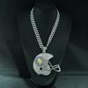 Minnesota Vikings Football Helmet Alloy Pendant Necklace