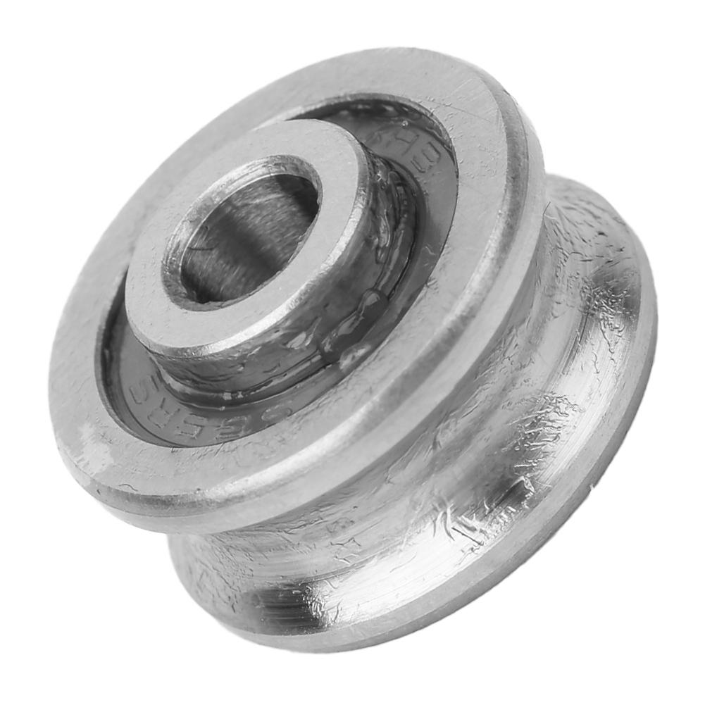 10 Pcs U Groove Bearing SG15 Track Guide Bearing 5 x 17 x 8mm(Single Row)