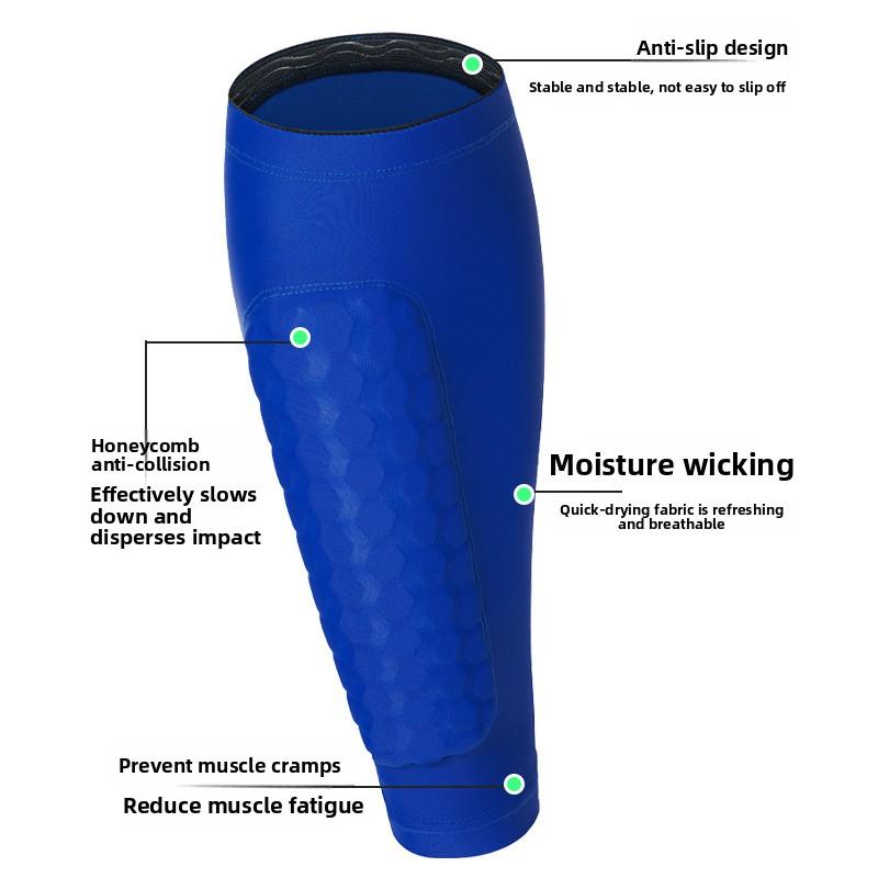 EVA Waben Wadenschutz Silikon Rutschfest Waben Basketball Fußball Reiten Antikollisions Atmungsaktiver Sport Schienbeinschoner