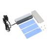 Hard Disk Heat Sink Dual Interface Cool 5V 3 Pin M.2 SSD Heatsink Cooler for 2280 M.2 SSD with Thermal Pad