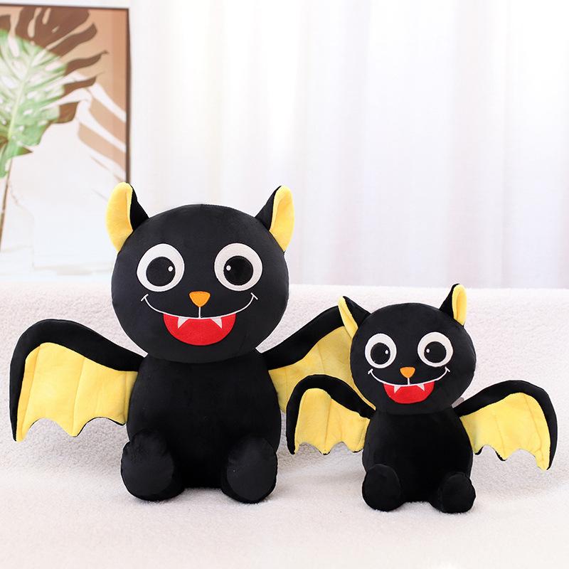 Dark Bat Doll Plush Toy Demon Bat Doll Children's Soothing Ragdoll Halloween Gift