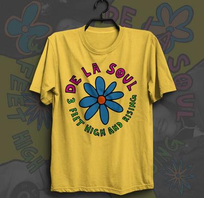 3 Fuß hoch und steigend De La Soul Promo Klassisches Hip-Hop Native Tongu T-Shirt