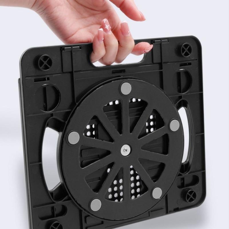 Adjustable Laptop Stand for Desk Ergonomic Laptop Bracket 360 Degree Rotating Base Foldable Notebook Computer Holder