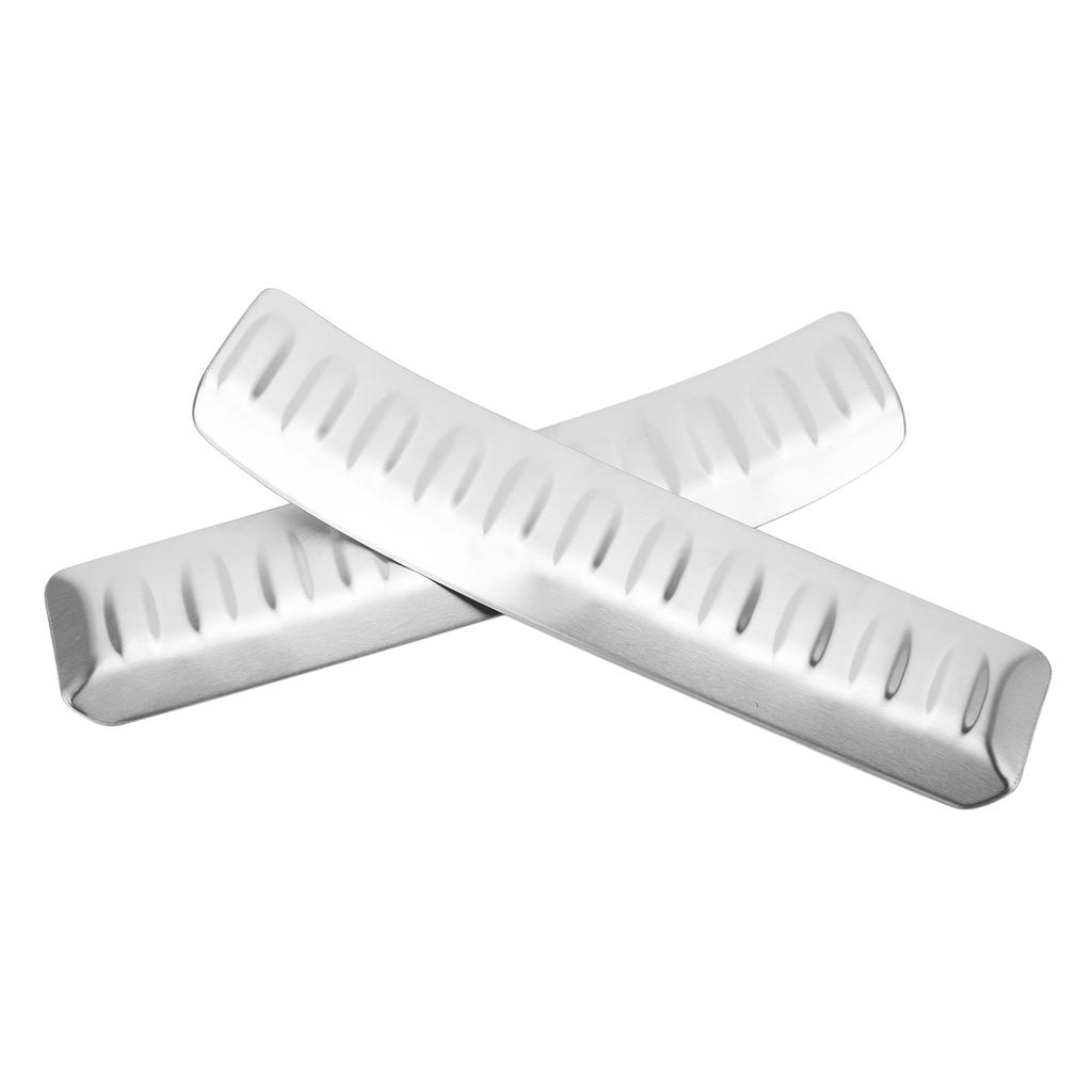 2 buc Protecție Interioară Portbagaj Bară Spate Mașină Alb Oțel Inoxidabil Înlocuire pentru Fit 2020?2021