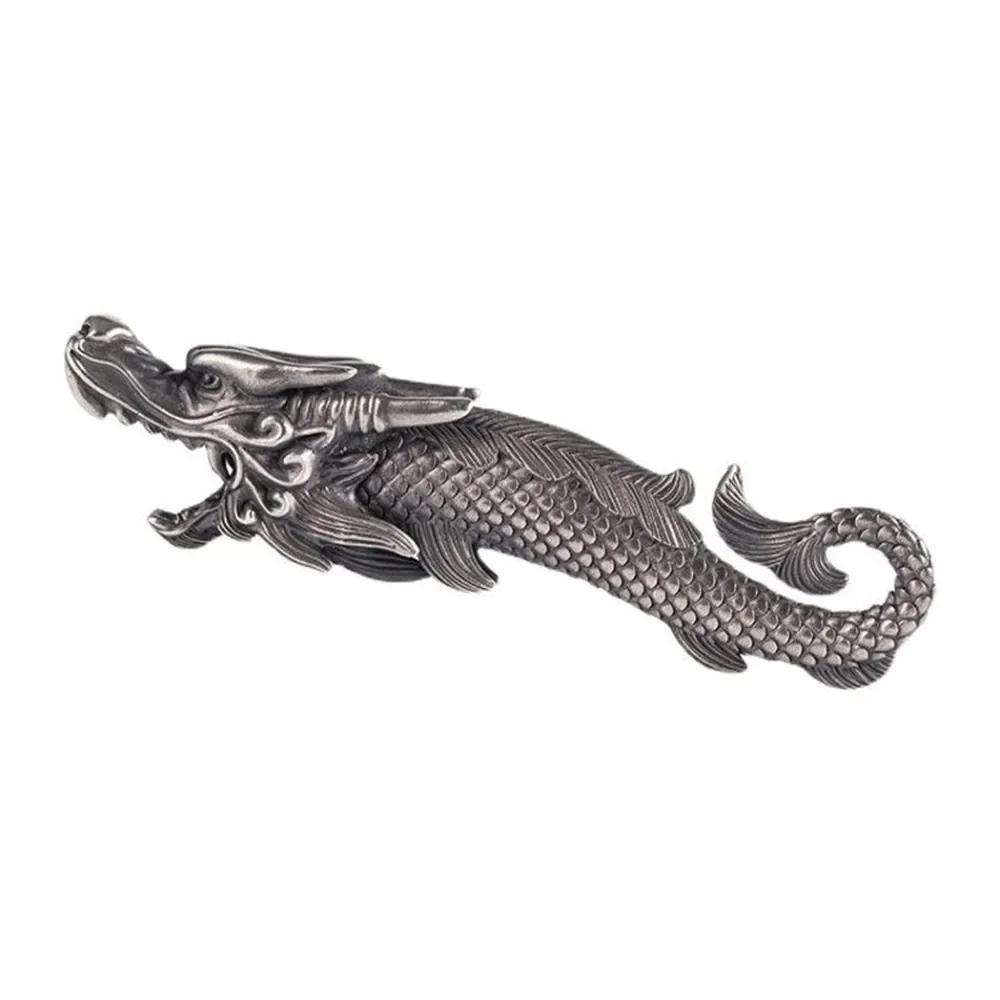 

Изящная китайская открывалка для бутылок в виде рыбы-дракона приносит удачу кухонным аксессуарам, гаджетам, брелоку для открывания пива, креативному дизайну чёрный