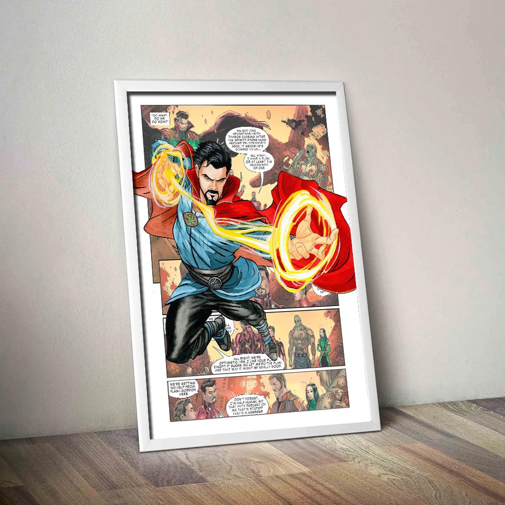 Poster Supereroi Avengers Spiderman Hulk Iron Man Captain America Figura Marvel Pittura su Tela Arte da Parete Decorazione Stanza Bambini Regalo