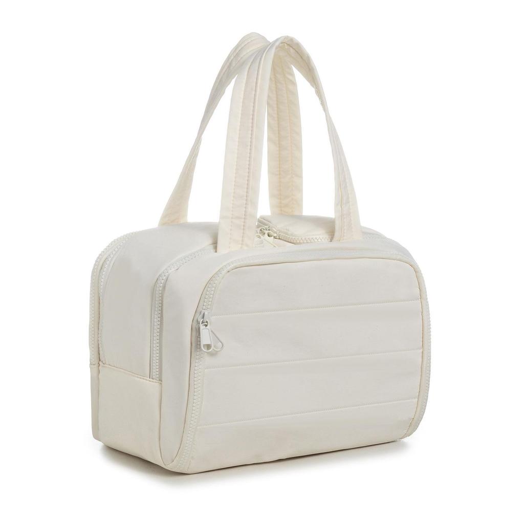 Wide-Opening Lightweight Fluffy Toiletry Bag Set for Travel