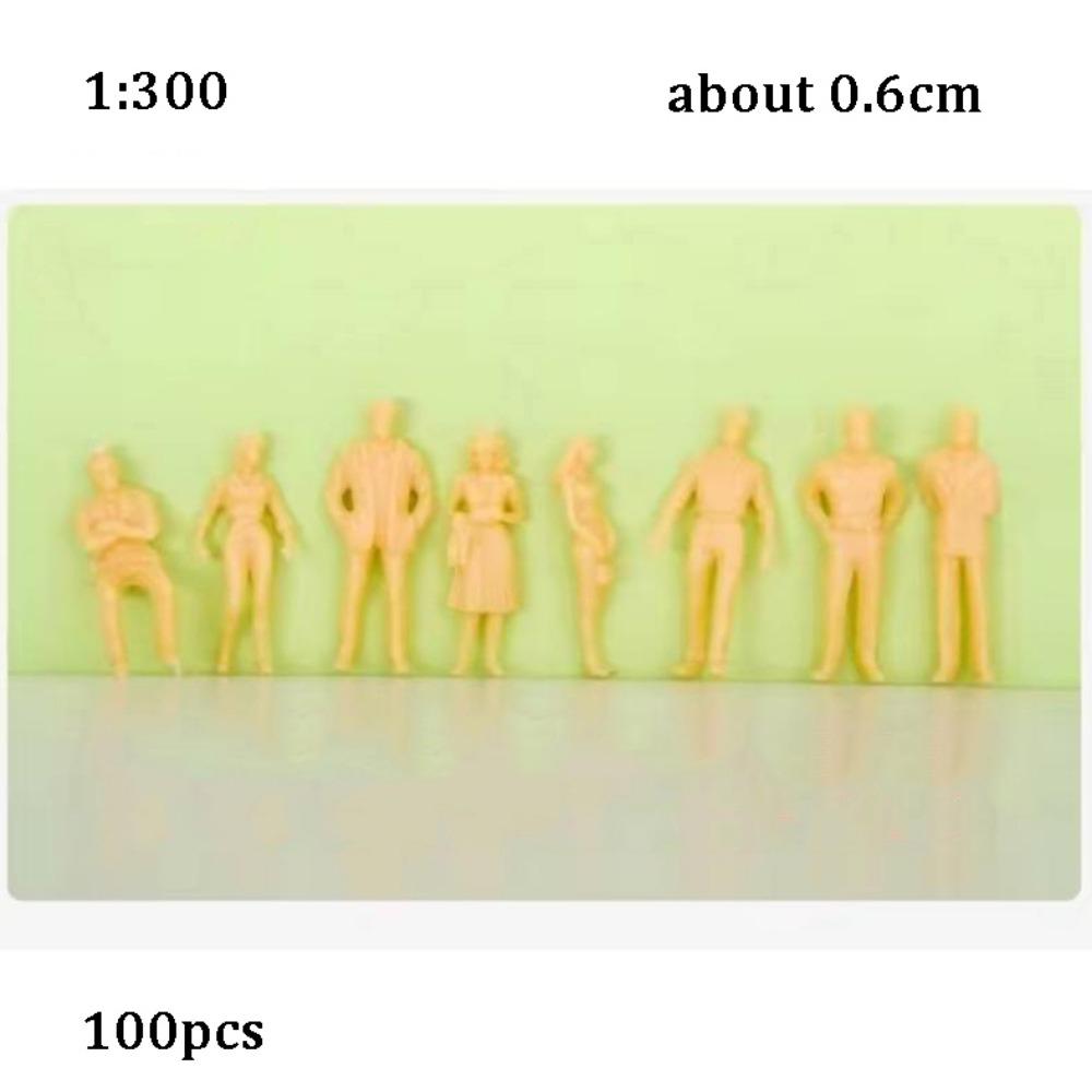 10/20/100pcs 1:75/1:50/1:42/1:30/1:25 Scale Model Building People Figures