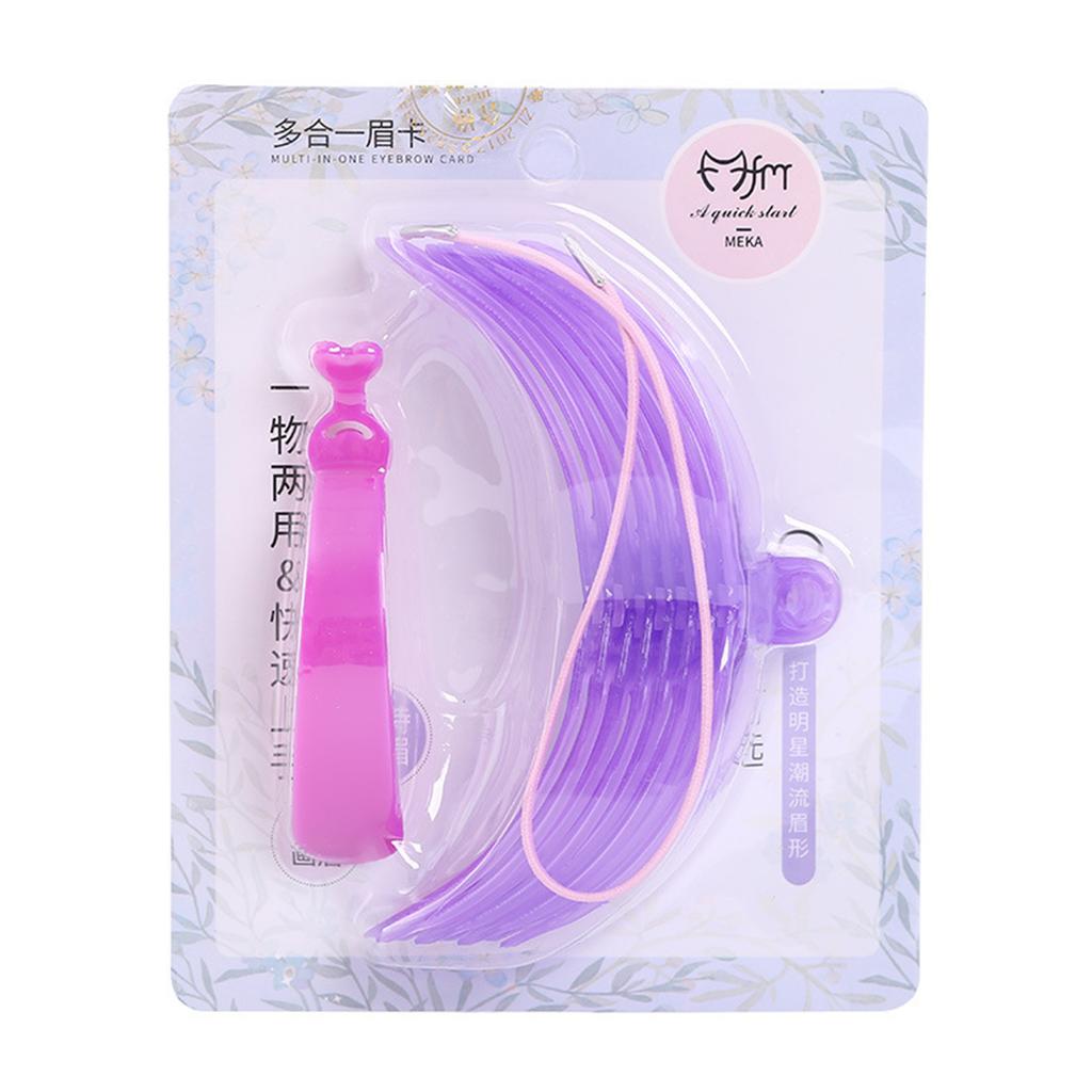 Handheld Eyebrow Template Head-mounted Eyebrow Drawing Templates for Mom Wife Girlfriend Gifts