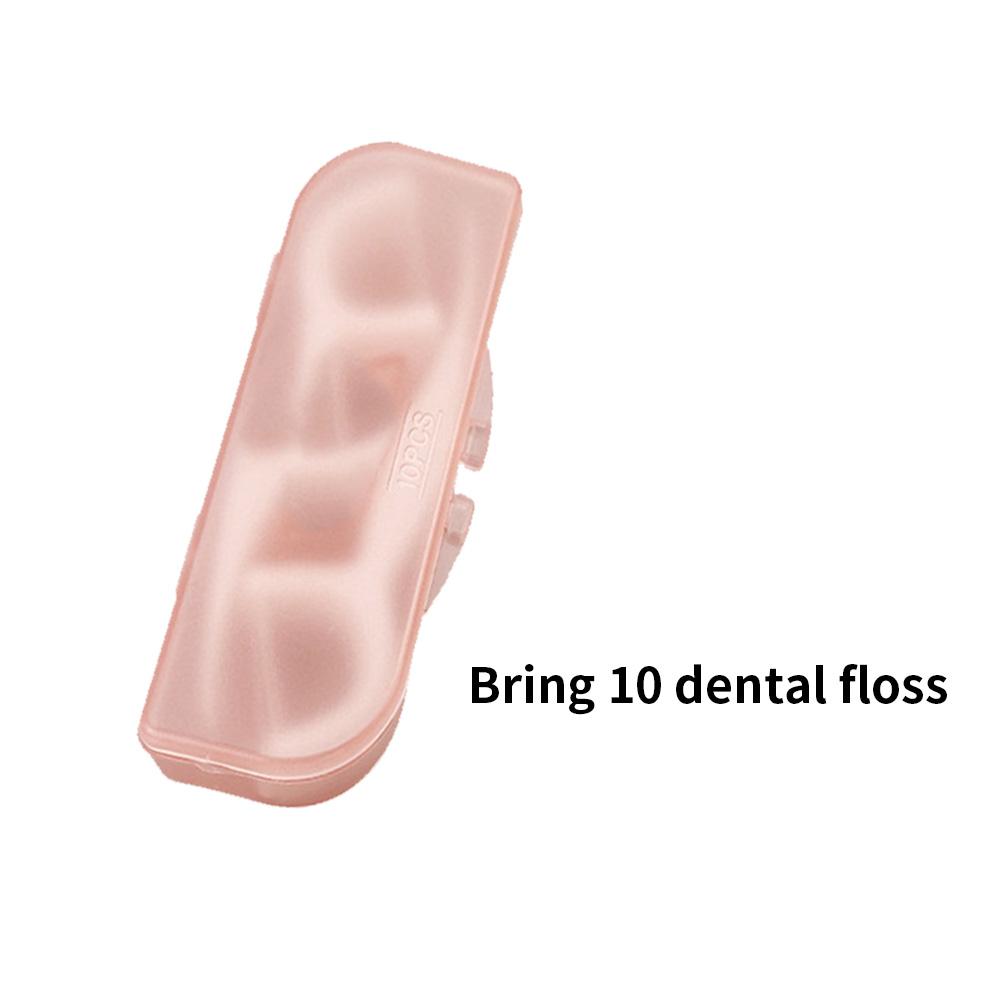 2Pcs Dental Floss Storage Box, Simple Creative Design, Portable Oral Care Organizer for Travel & Business