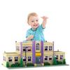 2733PCS  Springfield Elementary School Building Blocks City Street View School Modular Architecture Model Education Toy Gift