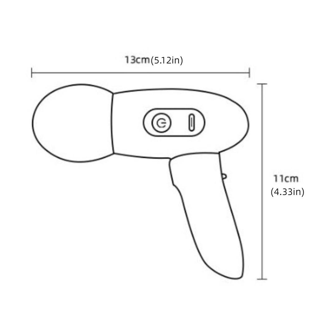 Wear Resistant Deep Tissue Massage Device Handheld Muscle Massage Machine Muscle Relaxation