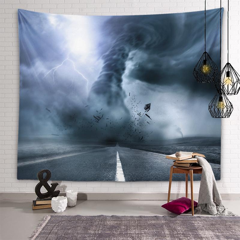 Tornado Tapestry Wall Art Decoration Tapestry Dorm Room Personality Decoration Tapestry Living Room Bedroom Home Decor