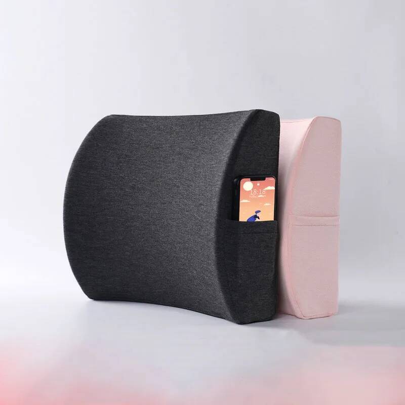 Waist Cushion Slow Rebound Car Chair Lumbar Pillow For Sitting Comfortable And Soft Sedentary Artifact Office Memory Cotton