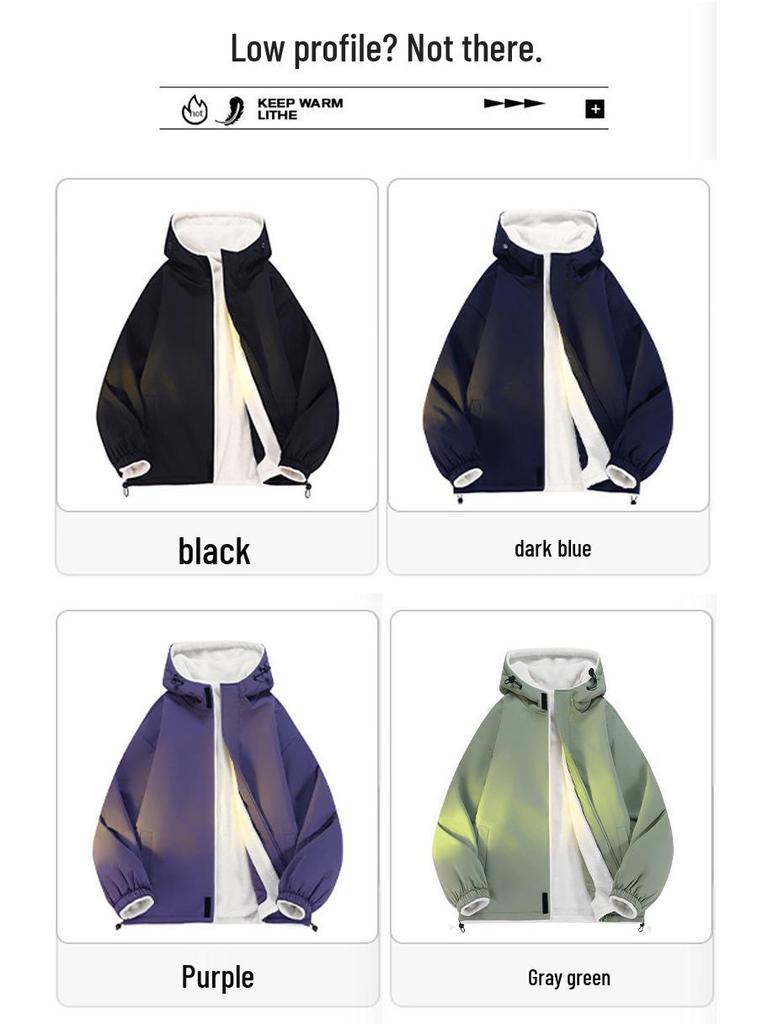 Unisex Double-Sided Lambswool Cotton Jacket - Trendy Autumn/Winter Plus-Size Thick Warm Coat