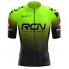 Set da ciclismo verde fluorescente Rcn Uniforme da mountain bike Maglia da ciclismo da uomo estiva Set Maglie da bici da strada Abbigliamento da bicicletta MTB