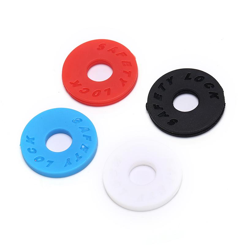 4Pcs Rubber Strap Lock Set For Guitar Musical Instruments Accessories