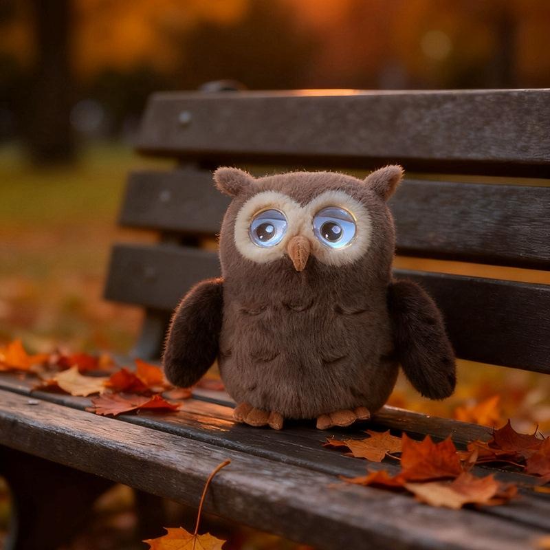 Gufo Parlante Intelligente Peluche Giocattolo Interattivo Educativo Compagno Vocale Per Bambini e Piccoli Ora della Nanna Apprendimento Regalo di Compleanno