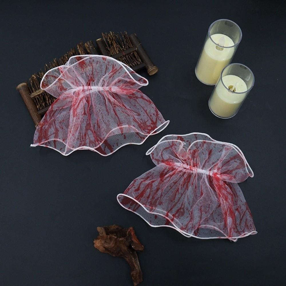 Rose Halloween Bridal Headwear Bloodstain Skeleton Hand Rose Hairpin  Cosplay Prop