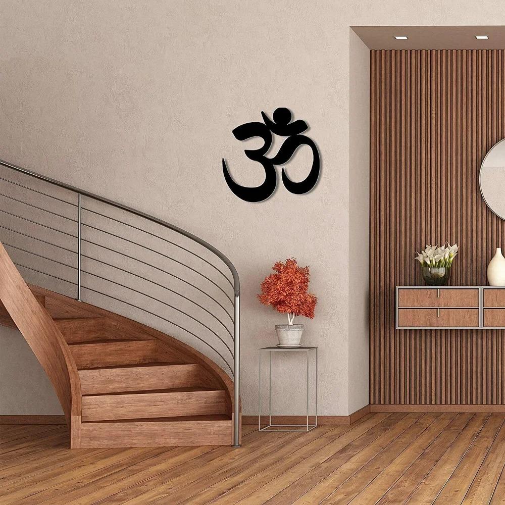 Yoga-Schild aus Metall - Inspirierende Wandkunst, Metall-Wandschild für Büro, Beruhigende und inspirierende Wanddekoration