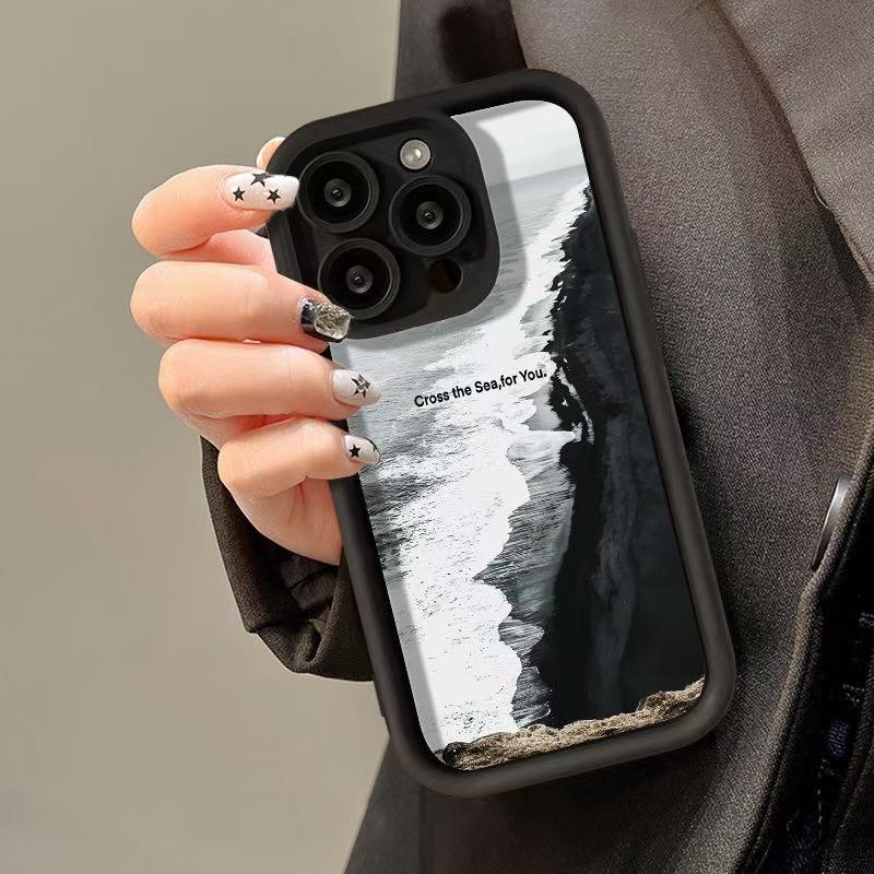 Couple Creative Ins Style Soft Silicone Protective Phone Case For Apple Iphone