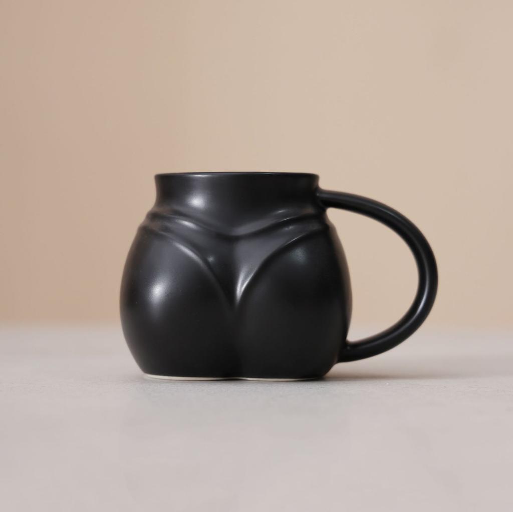 Ceramic Coffee Cup Large Capacity Macaron Color Mug Irregular Latte Cup