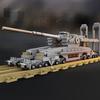 Non-Toxic New Ww2 Railway Gun Building Blocks Military Cannon Moc Bricks Model Army Weapon Tank Children Toys Adult Kid Children Christmas Gift