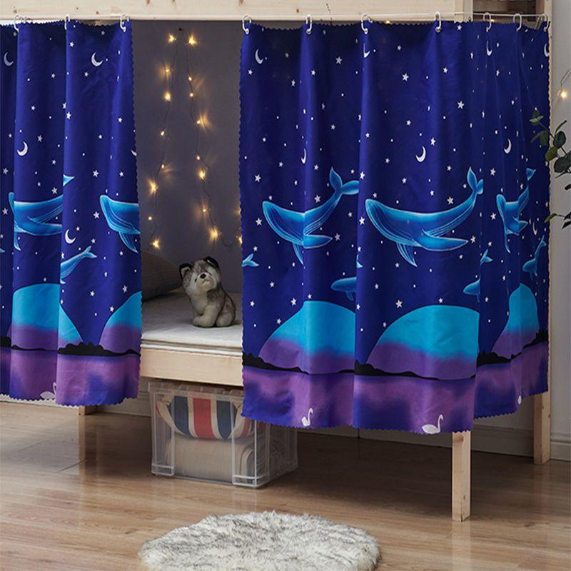 Blackout Bed Curtains for Dorm Bunks - Girls & Boys Privacy Enclosure