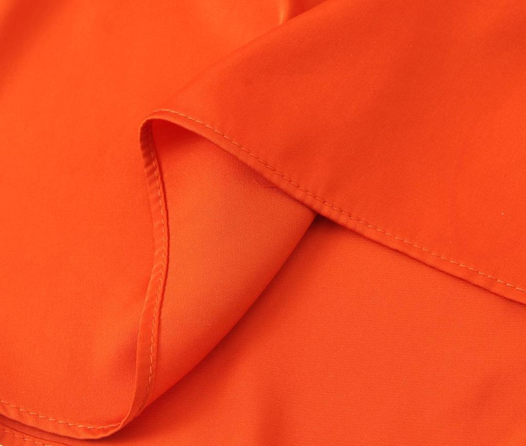 2025 Spring Women's European & American Silk Satin Long Sleeve Lapel Shirt