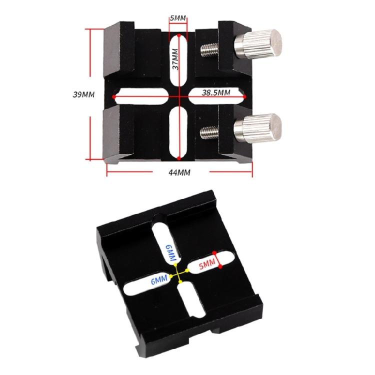 Upgraded Dovetail Plate Dovetail Base Telescope Mount Metal for Telescope Setups