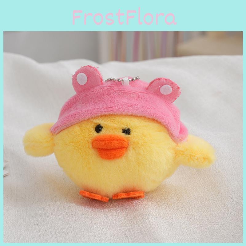 Adorable Plush Chicken Bag Charm Cute Keychain Soft Toy Perfect Birthday Gift