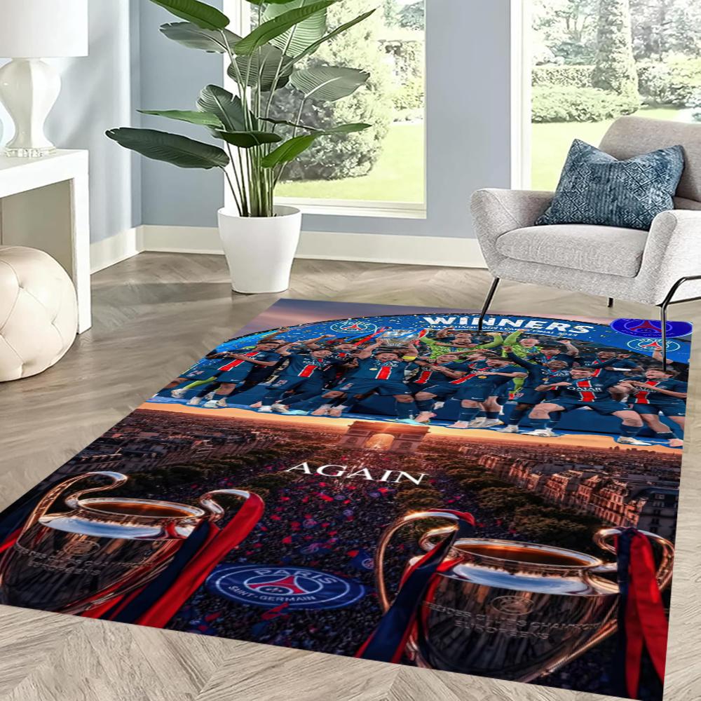 Paris Saint Germain Floor Rug Office Rug Design For Study Room Foyer Playrooms Outdoor Antislip Carpet Decorate Offices Perfect Gift For Womenmen