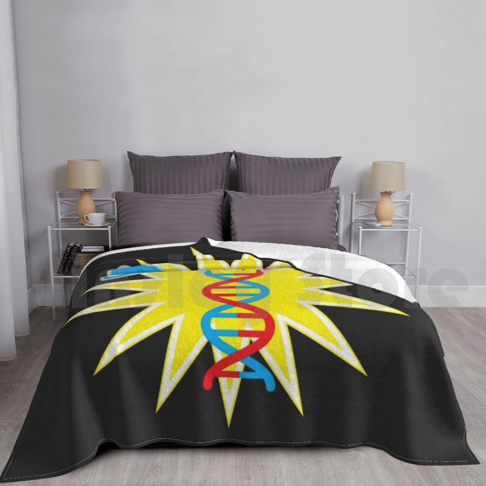 Chemistry D.n.a. Blanket Super Soft Warm Light Thin Chemistry Dna Science Biology Scientist Physics Chemist Chemical Size: 75*100cm, Weight: 230 GSM