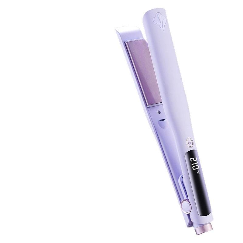 

Plancha de pelo profesional, alisador portátil de iones negativos para peinado voluminoso y suave