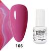 GELPOLISH Nail Art Set: Base, Top Coat, Transparent & White Gel Polishes