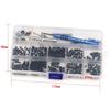 1 Set For Wltoys 144010 144001 144002 124016 124017 124018 124019 Rc Car Parts Metal Upgrade Retrofit Screw Tool Box