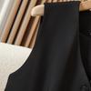 Women's V-Neck Single-Breasted Short Suit Vest