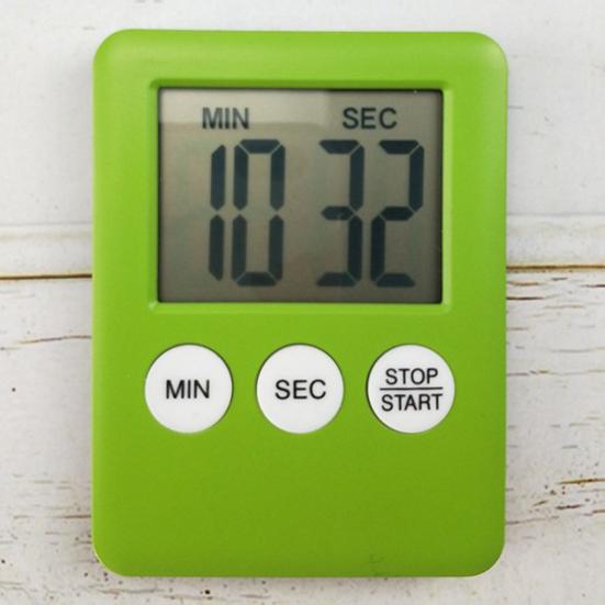 Cooking Timer Surface Practical Smooth ABS LCD Screen Magnetic Baking Reminder for Kitchen