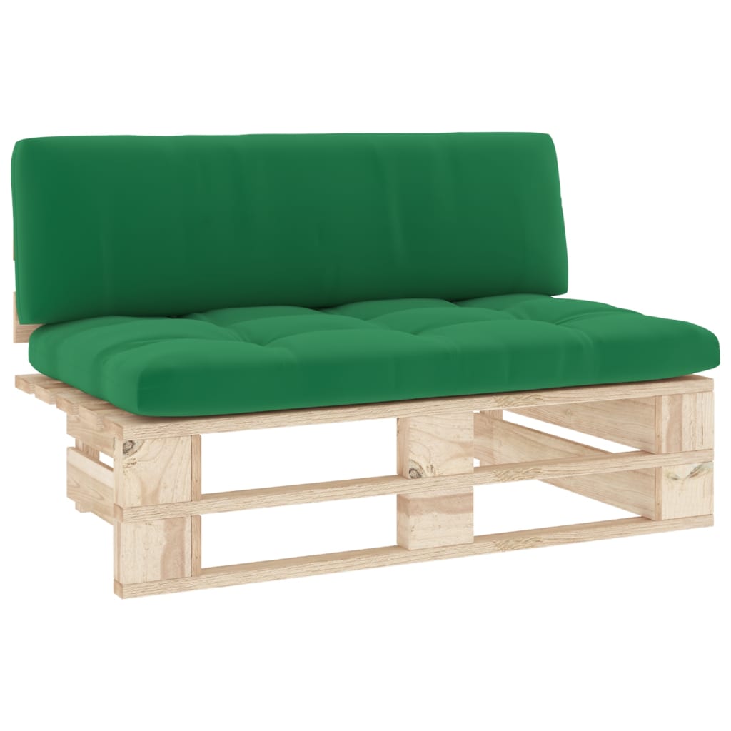 Vidaxl Ogrodowa Sofa Środkowa Z Palet, Impregnowane Drewno Sosnowe