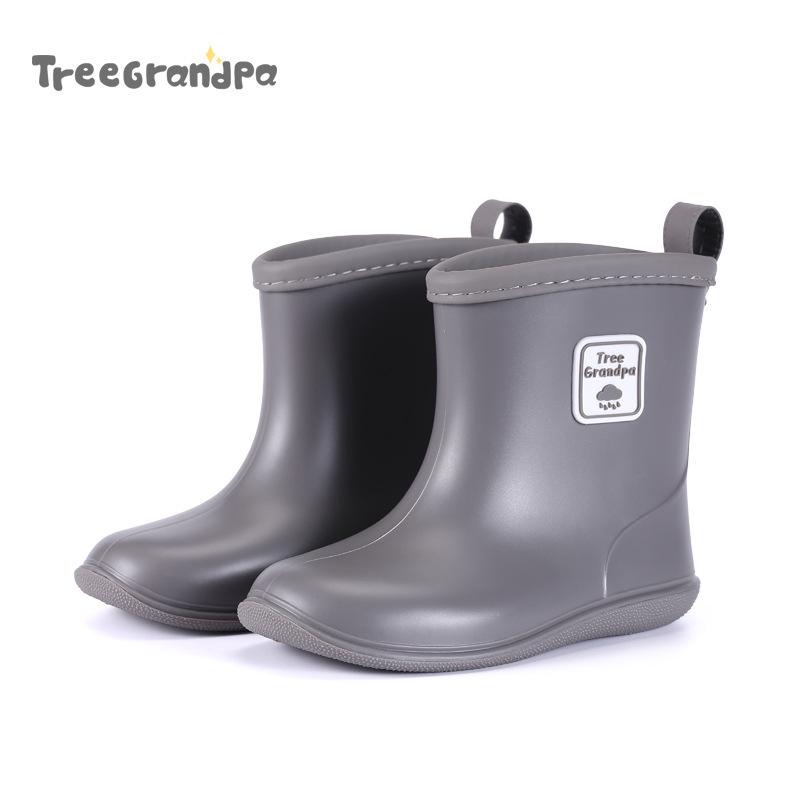 Children's Lightweight Non-slip Mid-calf Rain Boots for Toddlers - Boys & Girls Soft Sole Water Shoes