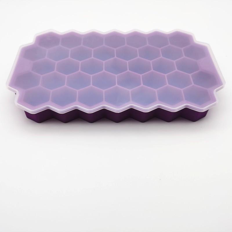 Silicone Honeycomb Ice Cube Tray, 37-Cavity DIY Mold for Creative Ice & Popsicles