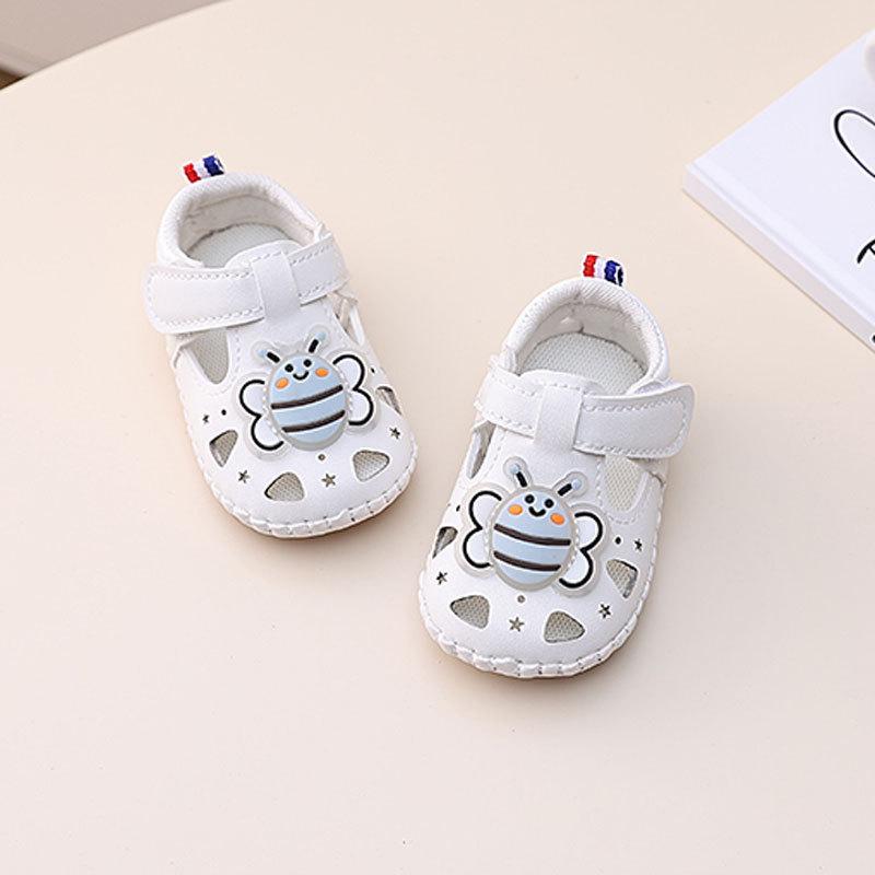 Baby Toddler Soft Sole Shoes For Summer With Magic Tape For Kids Walking Comfort