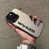 Lucky Start Black English God's Perspective IMD Laser Phone Case For iPhone 11 12 13 14 15 16 17 XS XR X 12 13 Plus Pro Max SE Series